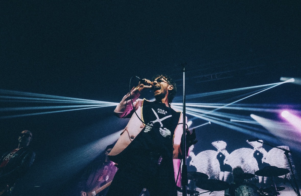 Performer on stage at the Electric Brixton Freak Show night